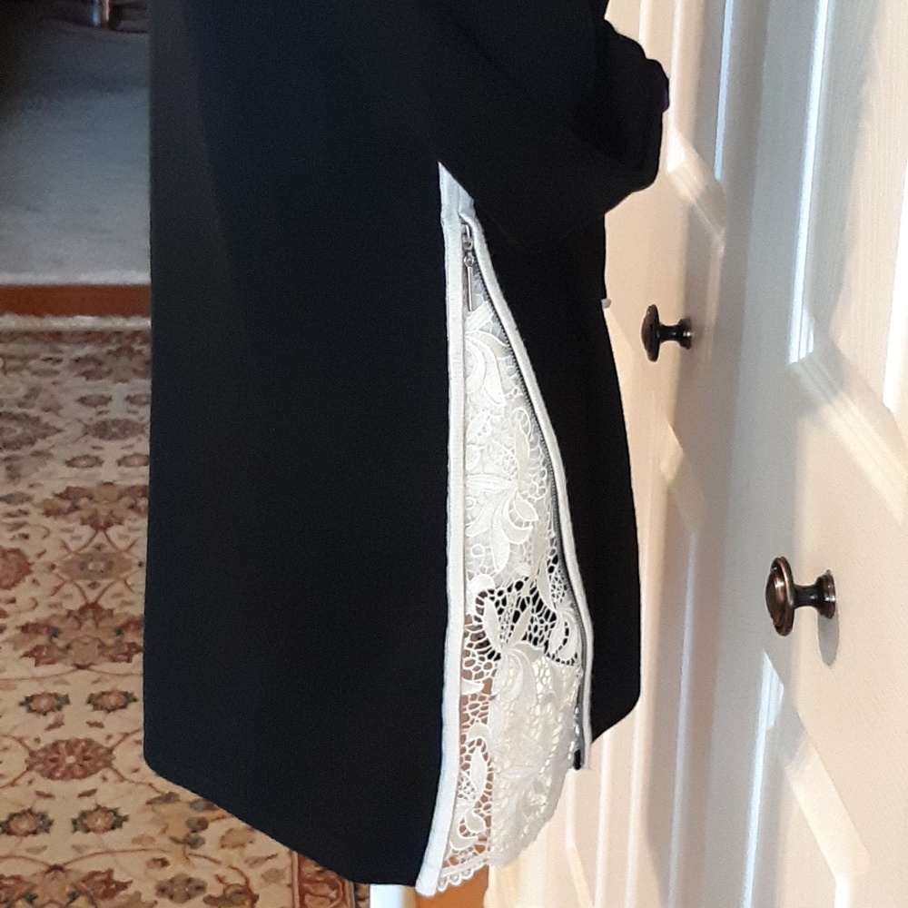 Peek a boo lace sweater